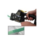 Battery-operated strapping tool